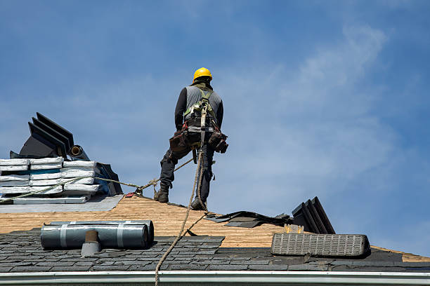 Professional Roof Replacement technician working in Carbondale, PA